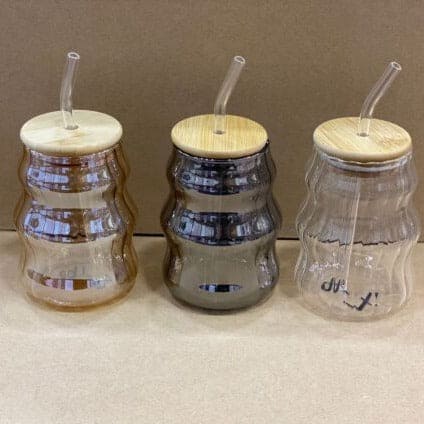 Volcano Glass Mug With Bamboo Glass And Straw, 500ml Coffee Drinking Cup, Multipurpose Iced Coffee Cute Tumbler Cup for Cocktail, Party Beverage Cup, Portable Glass Water Cup with Straw Lid, Household Borosilicate Straw Glass Volcano Glass Mug With Bamboo Glass And Straw, 500ml Coffee Drinking Cup, Multipurpose Iced Coffee Cute Tumbler Cup for Cocktail, Party Beverage Cup, Portable Glass Water Cup with Straw Lid, Household Borosilicate Straw Glass